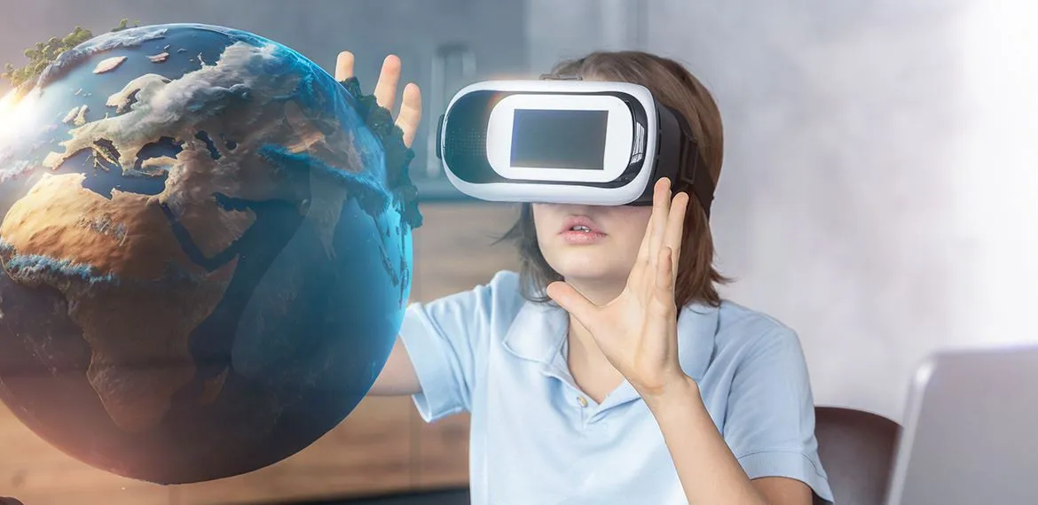 An Beautiful Image representing how VR Works